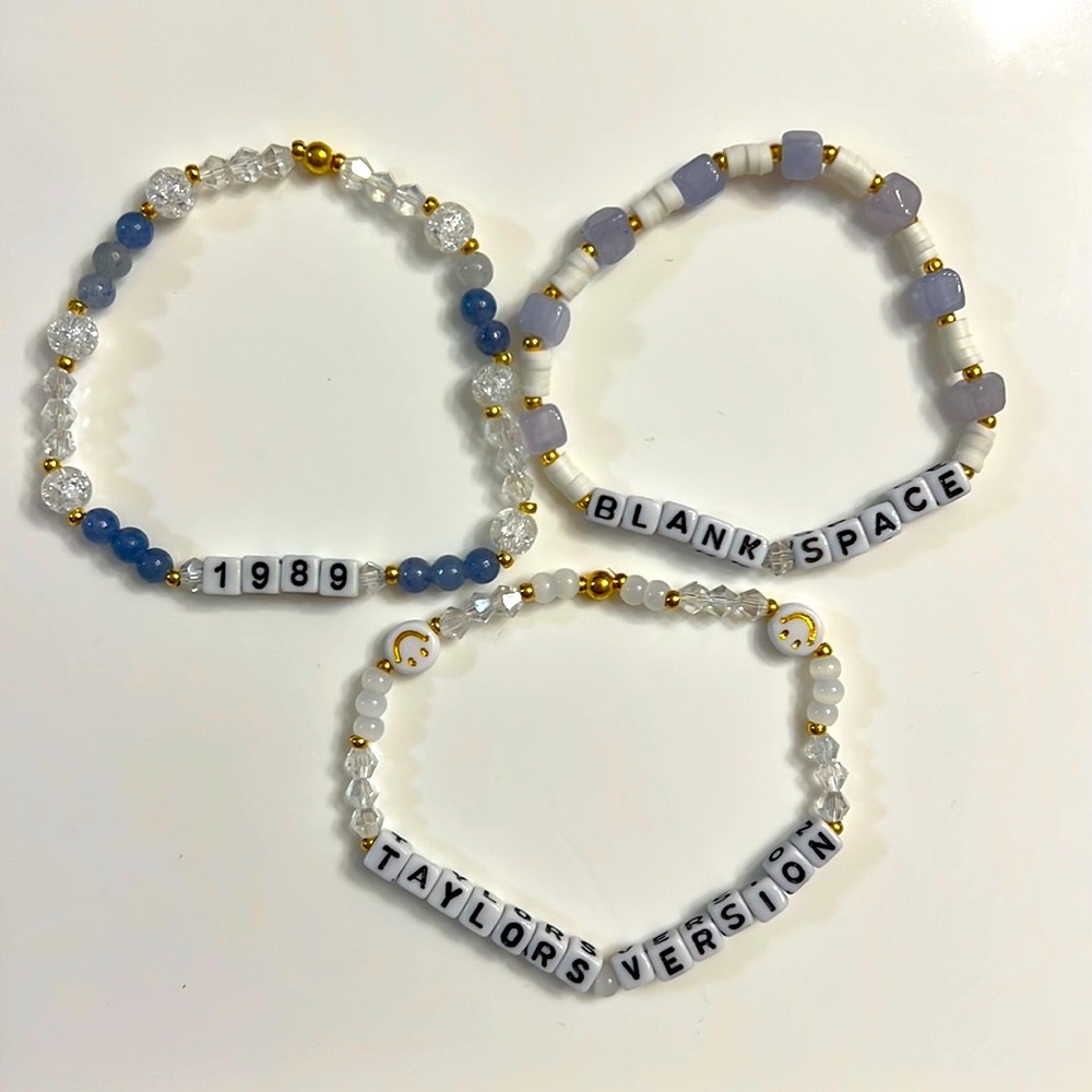 Taylor Swift Friendship Bracelet Stack 1989 Handmade Eras Tour